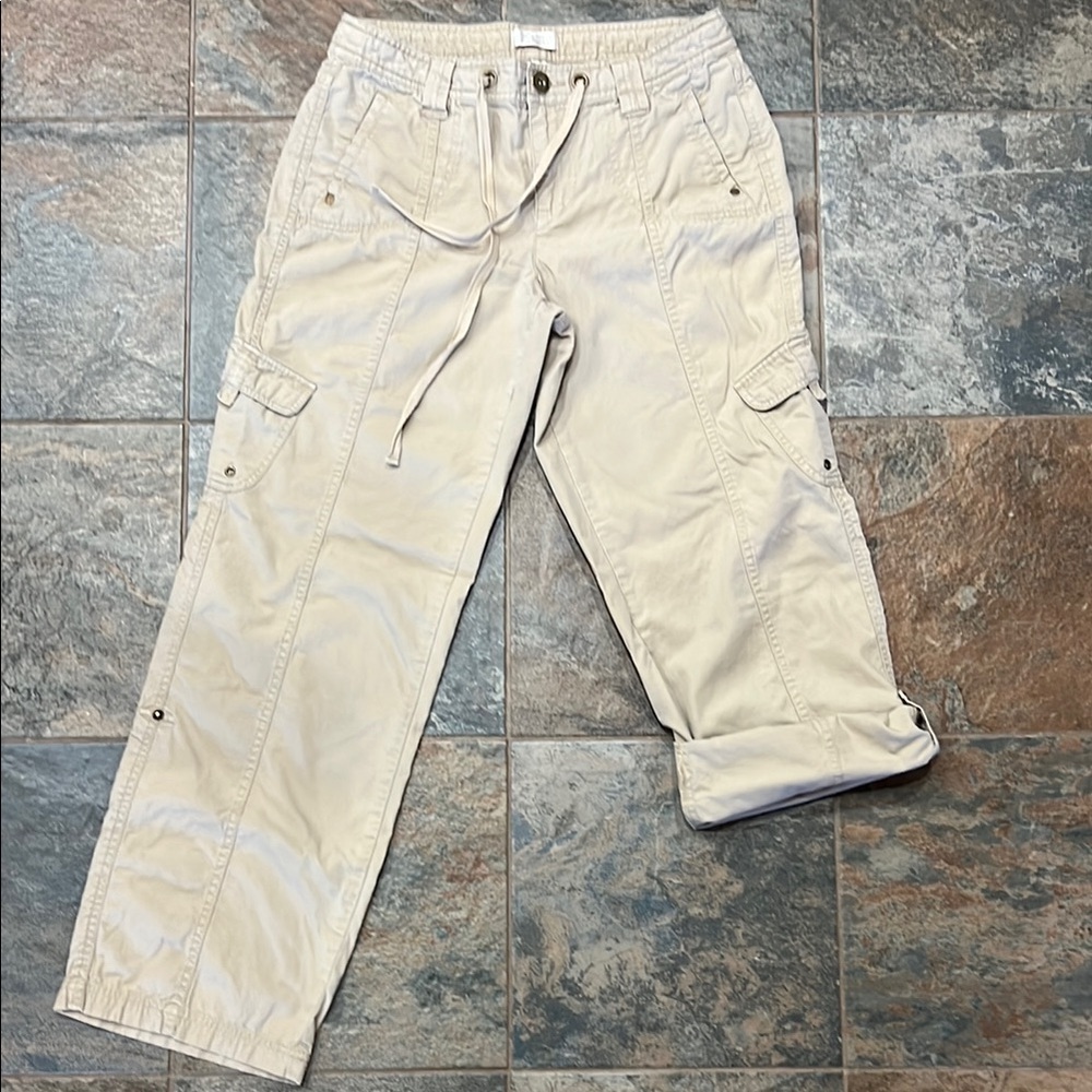 Christopher & Banks Tan Wide Leg Pants